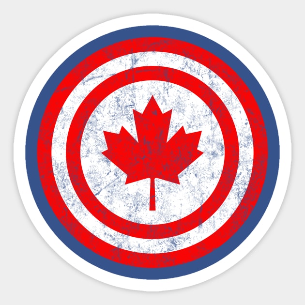 Captain Canada Sticker by karlangas